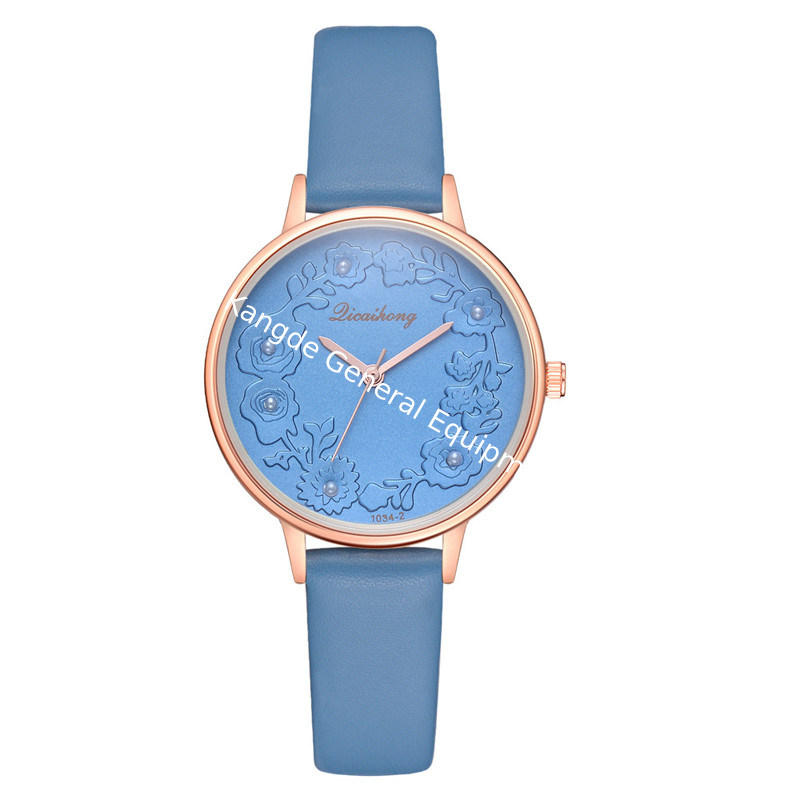 WJ-8415 Women Fashion Hand Leather Band Alloy Case Watch