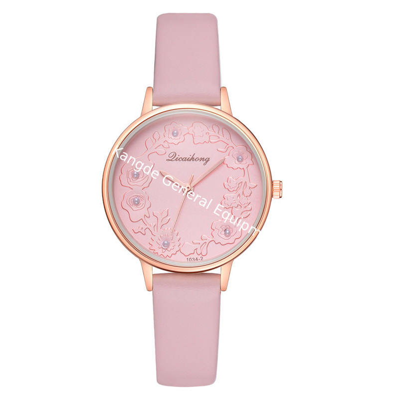 WJ-8415 Women Fashion Hand Leather Band Alloy Case Watch