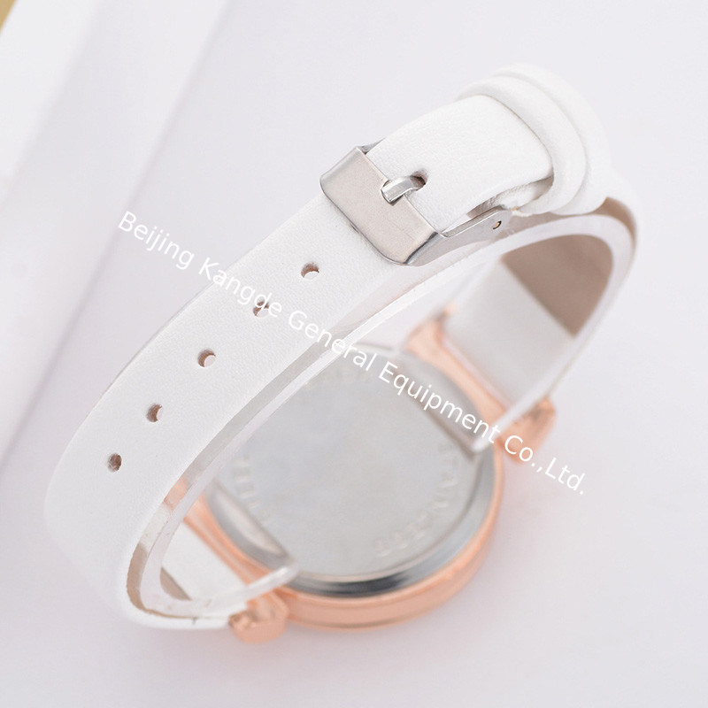 WJ-8387 Women Fashion Wrist Bracelet Leather Alloy Case Watch