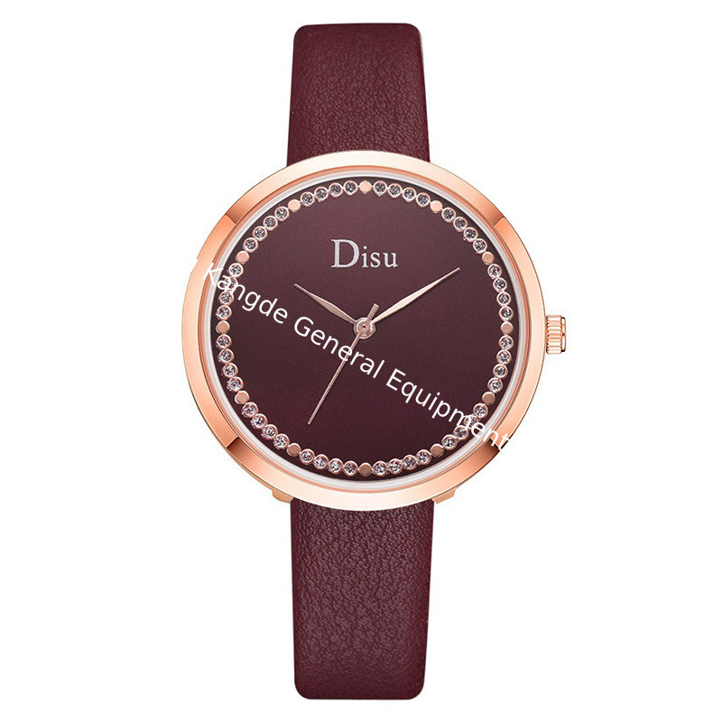 WJ-8392 New Fashion Alloy Case Ladies Leather Watch