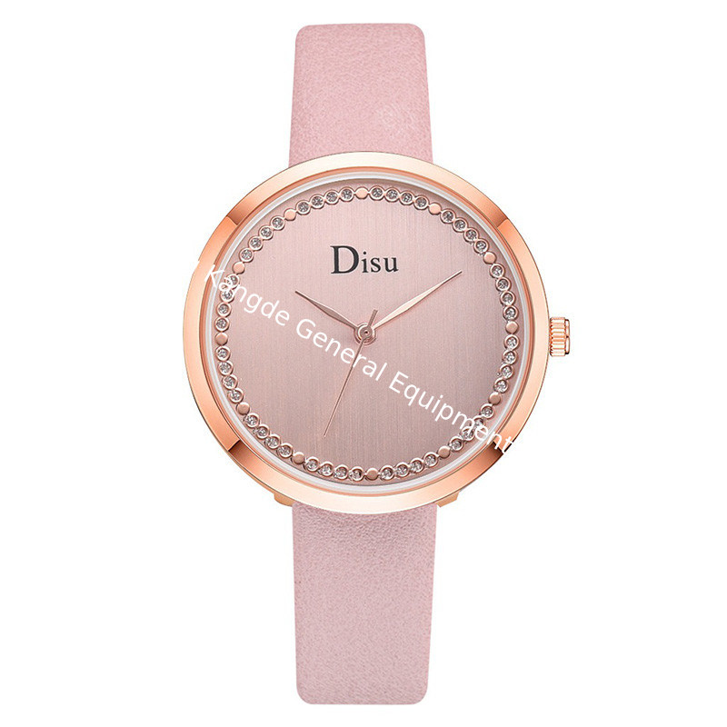 WJ-8392 New Fashion Alloy Case Ladies Leather Watch