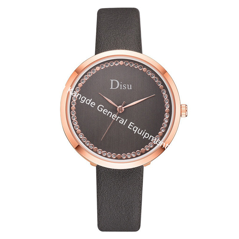 WJ-8392 New Fashion Alloy Case Ladies Leather Watch