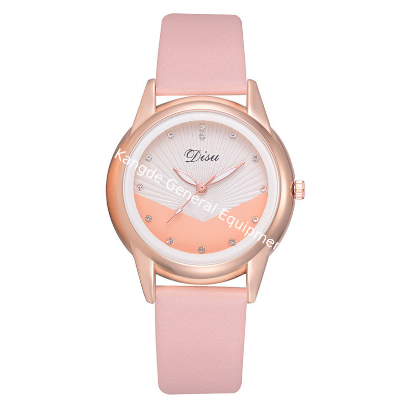 WJ-8390 New Fashion Ladies Leather Strip Alloy Case Watch