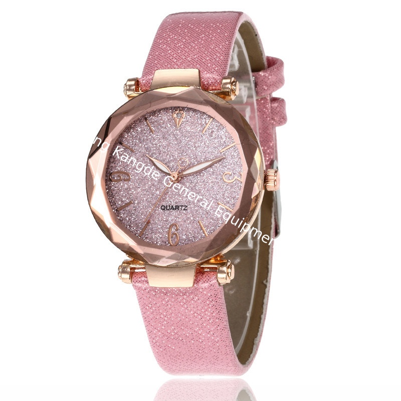 WJ-7781 Fashion Woman Leather Lady Hand Watch