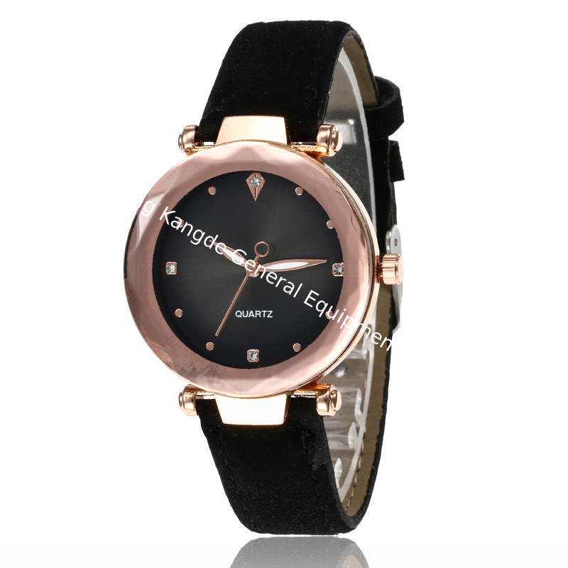 WJ-7778 Ladies Pink Leather Women Hand Watch