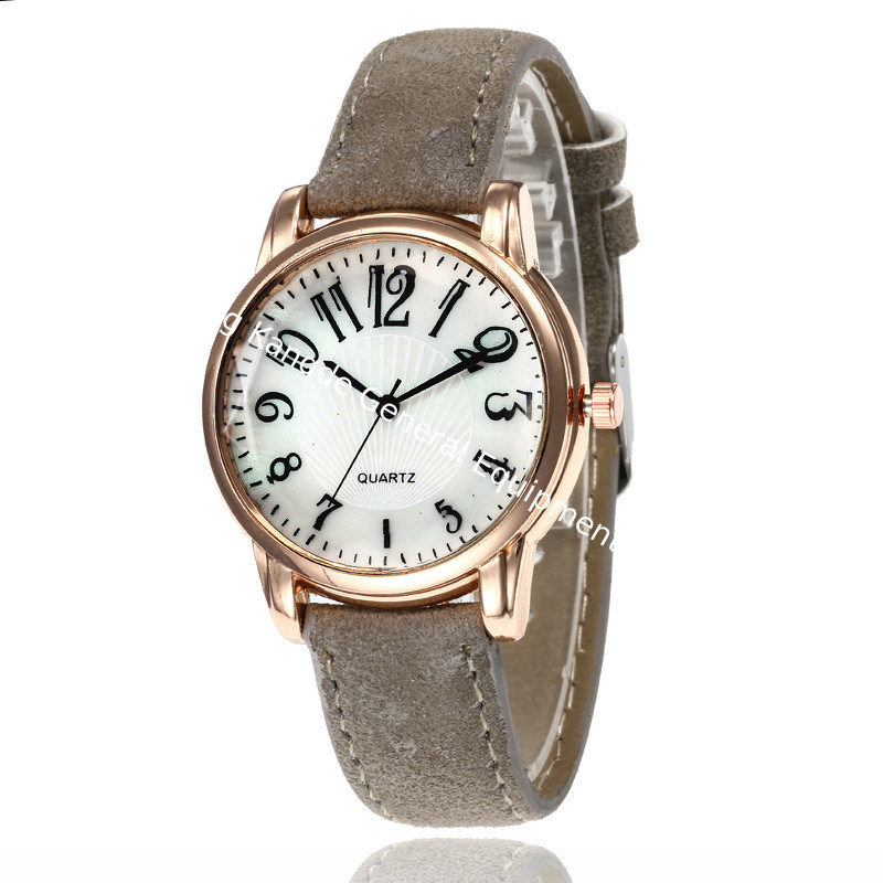 WJ-7775 New Fashion Woman Leather Hand Watch