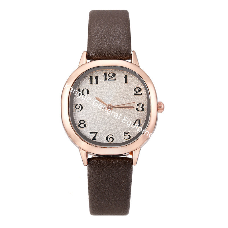 WJ-7875 Classic Simple Leather Band Quartz Movement Lady Watch Wholesale Beautiful Multicolor Fancy Women Hand-Watch