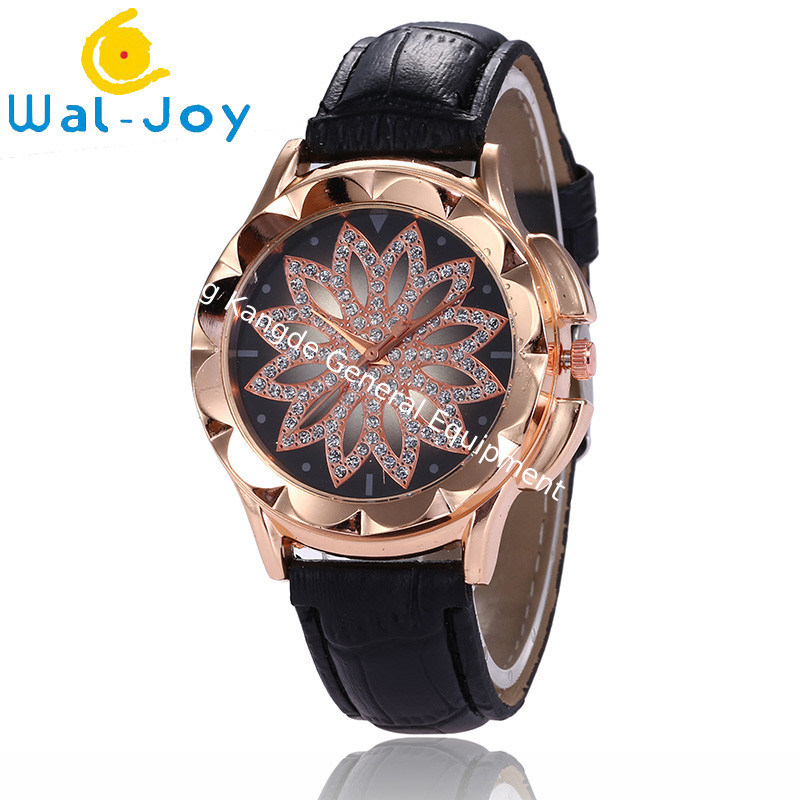 WJ-7804 European And American Explosion Models Women's Watch Fashion Rhinestone Casual Creative Turn Simple Trend Watch