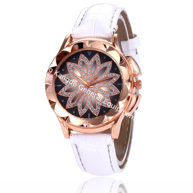 WJ-7804 European And American Explosion Models Women's Watch Fashion Rhinestone Casual Creative Turn Simple Trend Watch