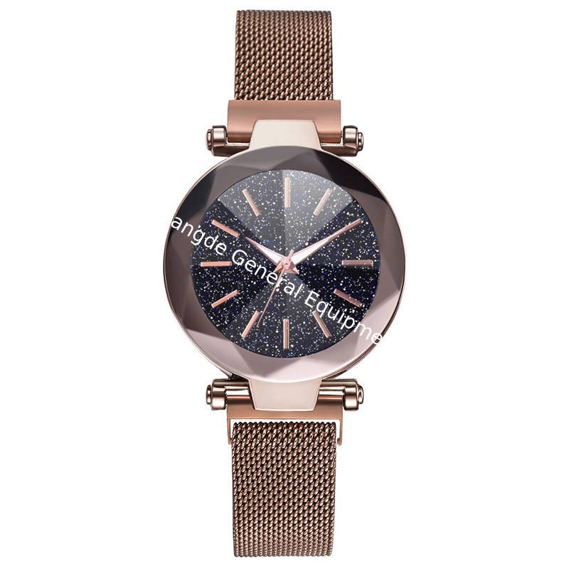 WJ-8485 Charm Good Quality Alloy Case Ladies Stainless Steel Magnetic Watch Band Watch