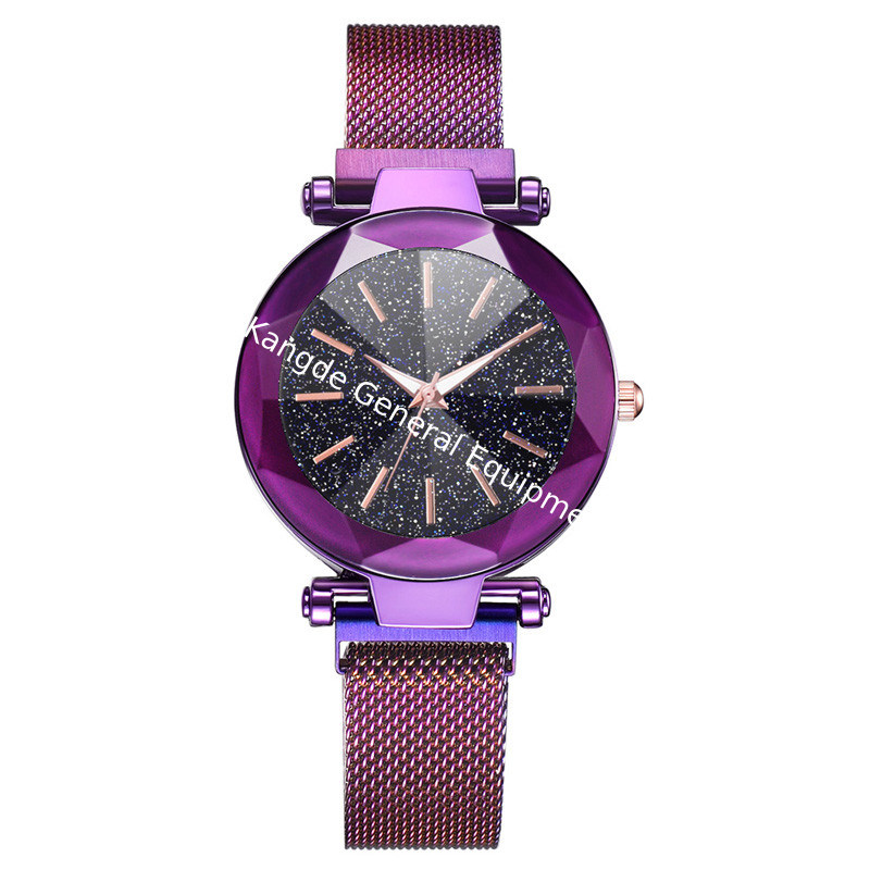 WJ-8485 Charm Good Quality Alloy Case Ladies Stainless Steel Magnetic Watch Band Watch