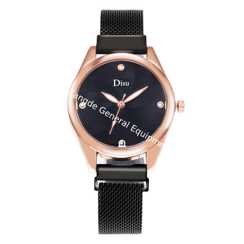 WJ-8456 Charm Fashion Good Quality Women Magnetic Watch Strap Stainless Steel Mesh Band Watch