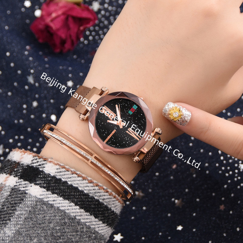 WJ-8359 Fashion Smart Purple 6 Colors 16Mm Stainless Steel Watch Band Magnetic Strap Watch