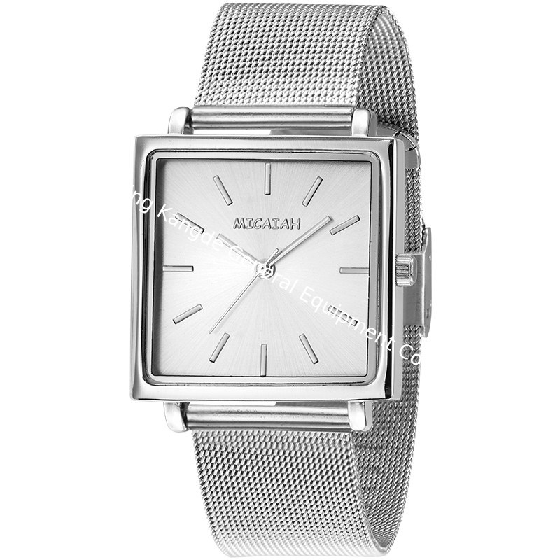 WJ-8421New Design Fashion Girls Stainless Steel Mesh Watch Strap Analog Quartz Watch