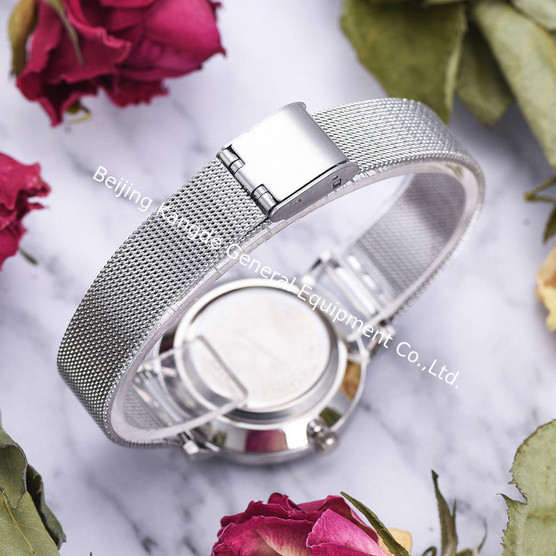 WJ-8408 Cheap Woman Analog Quartz Stainless Steel Band Watch