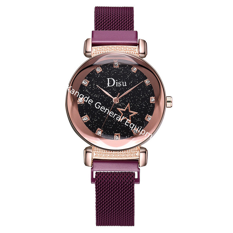 WJ-8384 Fashion Women Stainless Steel Magnetic Band Watch