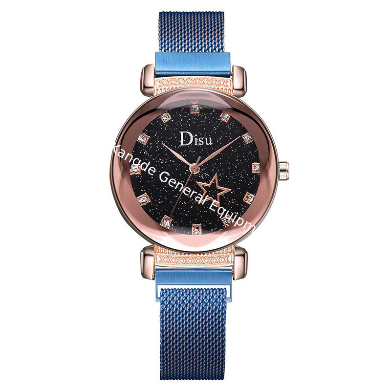WJ-8384 Fashion Women Stainless Steel Magnetic Band Watch