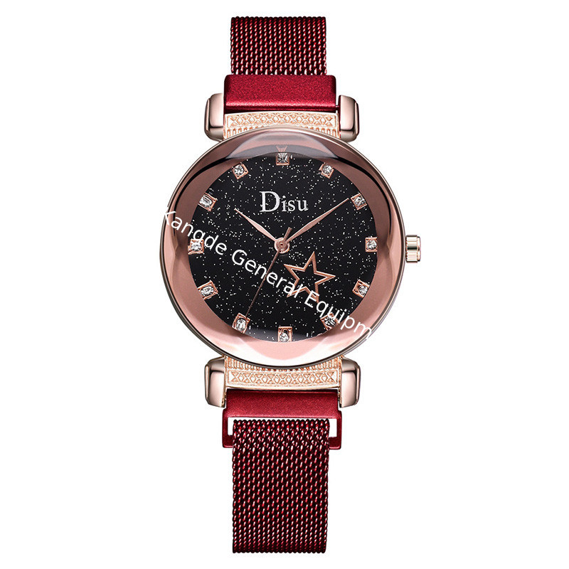 WJ-8384 Fashion Women Stainless Steel Magnetic Band Watch