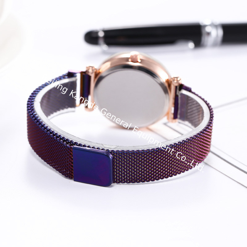 WJ-8084 New Stainless Steel Band Magnetic Strap Quartz Watch