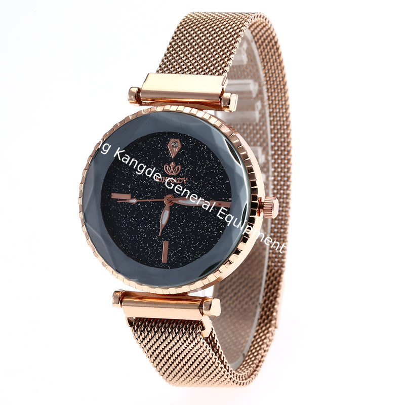 WJ-7867 Colorful Newest Creative Fashion Lady Hand Watch Charming Magnet Buckle Mesh Belt Women Watches
