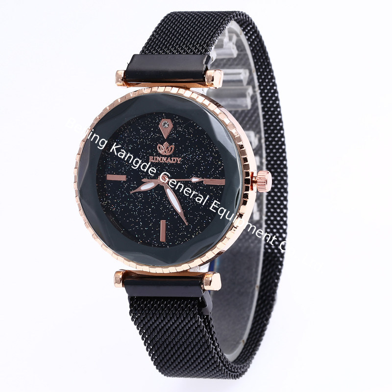 WJ-7867 Colorful Newest Creative Fashion Lady Hand Watch Charming Magnet Buckle Mesh Belt Women Watches