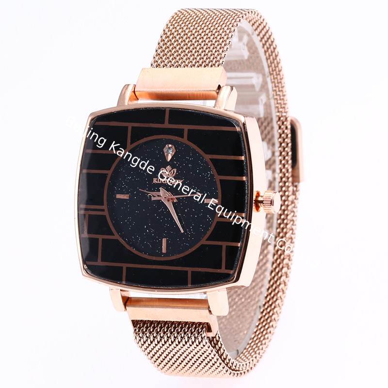 WJ-7871 Magnet Buckle Creative Diamonds Dial Charming Net Belt Band Lady Watch Best Selling Quartz Fancy Women Wrist Watch