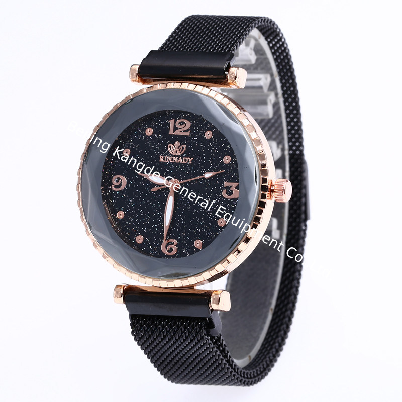 WJ-7868 With Rhinestone Starry Sky Face Design Women Handwatches Attractive Wonderful Pretty Magnet Buckle Lady Watch