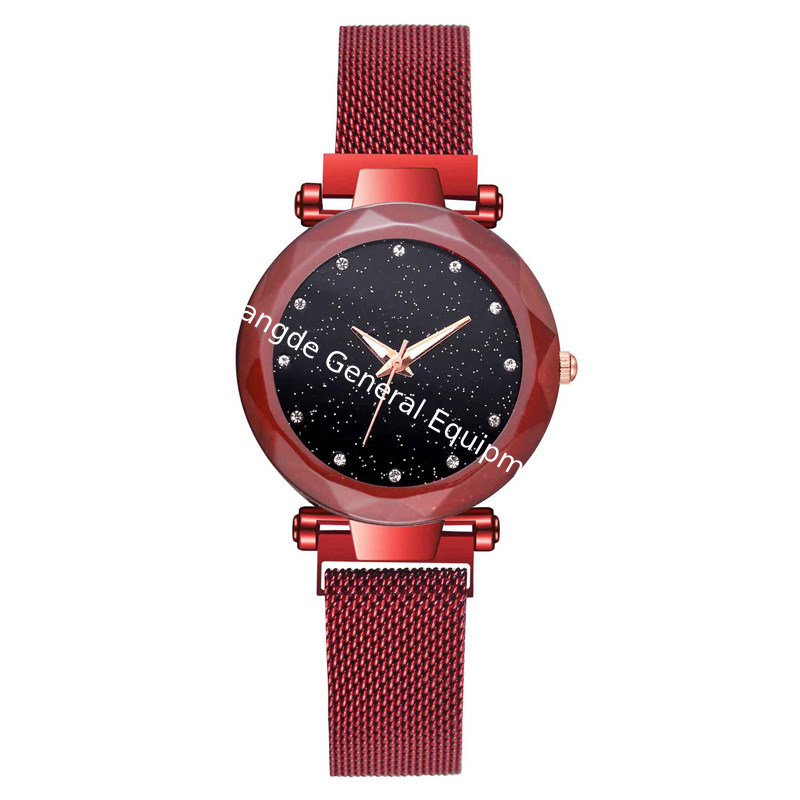 WJ-7921 2019 Newest Vibrating Sound Explosions Stock Wholesale Ladies Star Quartz Alloy Lazy Watch Magnet Buckle Women watch