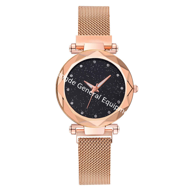 WJ-7921 2019 Newest Vibrating Sound Explosions Stock Wholesale Ladies Star Quartz Alloy Lazy Watch Magnet Buckle Women watch