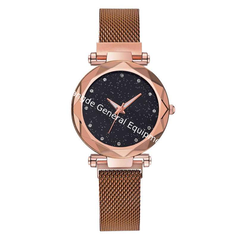 WJ-7921 2019 Newest Vibrating Sound Explosions Stock Wholesale Ladies Star Quartz Alloy Lazy Watch Magnet Buckle Women watch