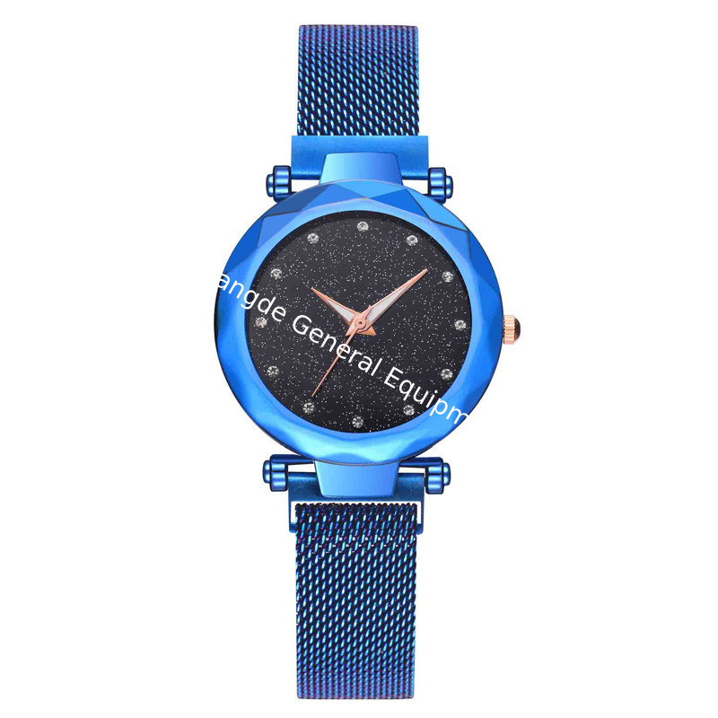 WJ-7921 2019 Newest Vibrating Sound Explosions Stock Wholesale Ladies Star Quartz Alloy Lazy Watch Magnet Buckle Women watch