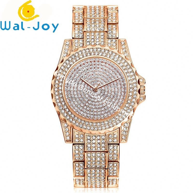 WJ-6433 Crystal Rhinestone Charming Beautiful Elegant Fashion Fancy Wristwatch
