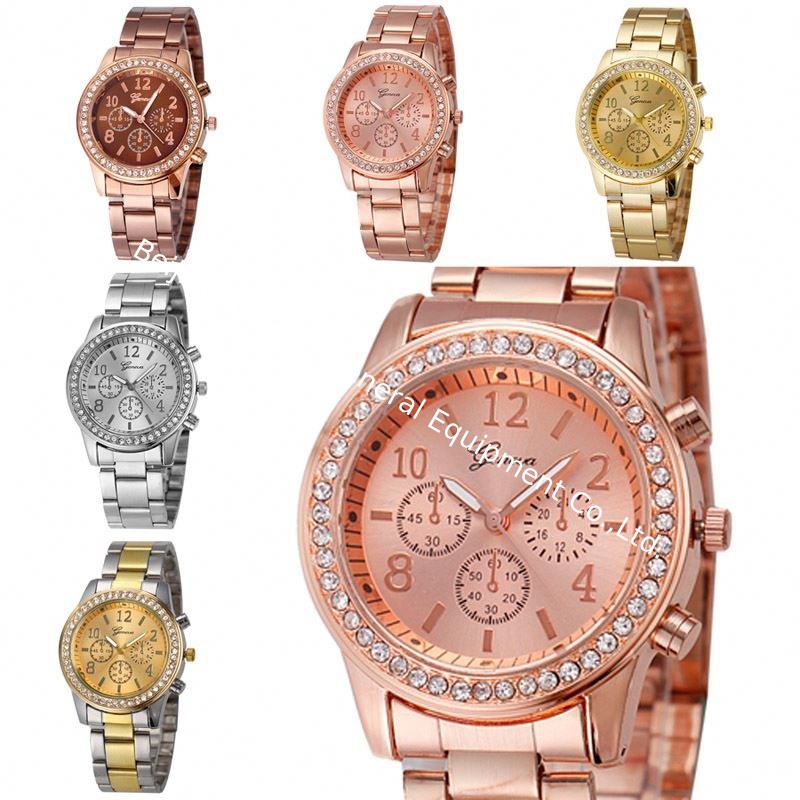 WJ-6433 Crystal Rhinestone Charming Beautiful Elegant Fashion Fancy Wristwatch