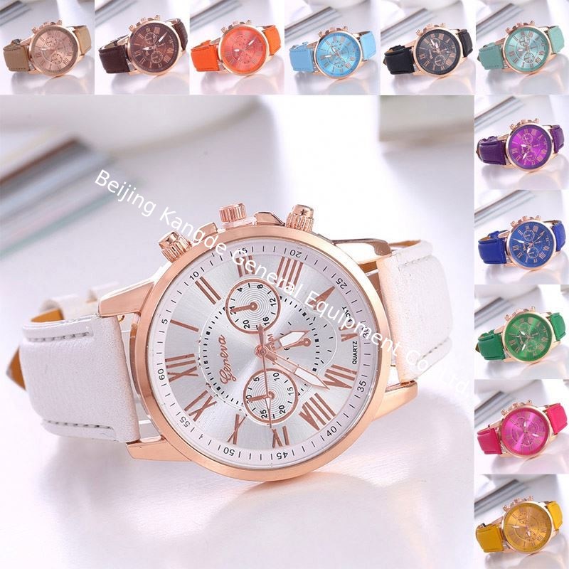WJ-3946 Factory Direct Cheap Watch Best Selling PU Leather Promotional Woman Watches Girl HandWatch for Student