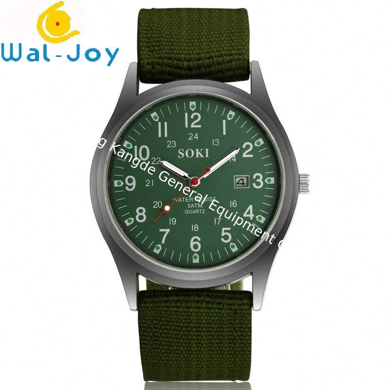 WJ-4613 Unique Canvas Strap Fashion Calendar High Quality Men Wrist Watches