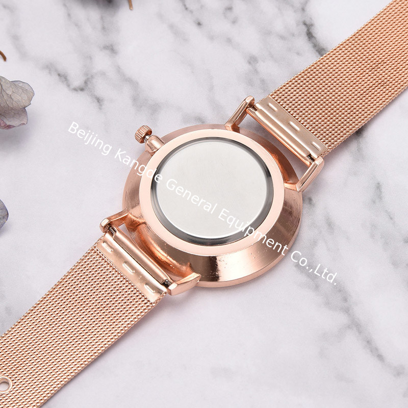 WJ-8377 Men Hand Stainless Steel Band Mesh Watch