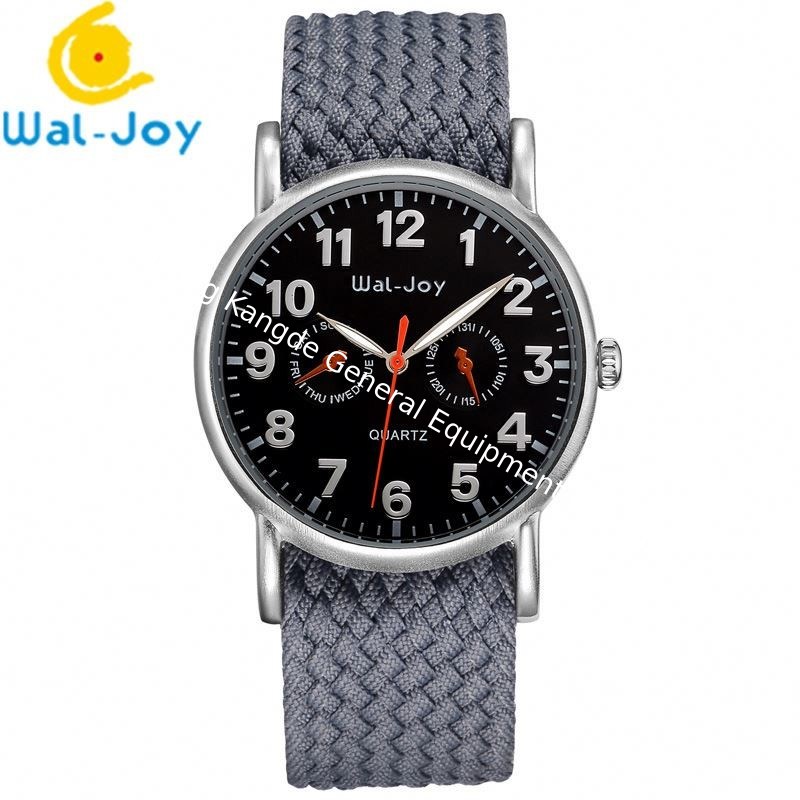 WJ8004 Waterproof Best Sale Quartz Colorful Nylon Strap Trendy Men Wal-Joy Watch