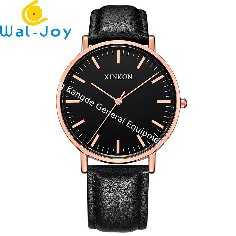 WJ-3751-3 New design unisex quartz watches high quality leather handwatches waterproof wristwatches