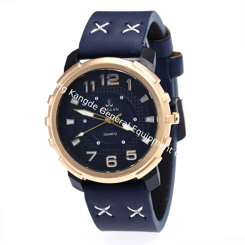 WJ-7968 New Style Leather Strap Style Leather Band Smart Watch For Men