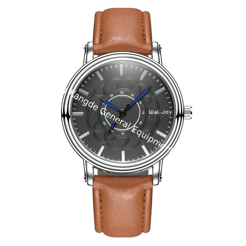 WJ-8108 Waterproof Leather Band Simple Fancy Feature Charming Quartz Waterproof OEM Custom Watch