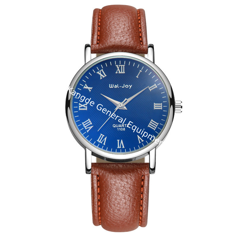 WJ-8101 New Style Hot Selling High Quality Leather Men Watch Popular Fashion Life Waterproof Male Quartz Handwatches