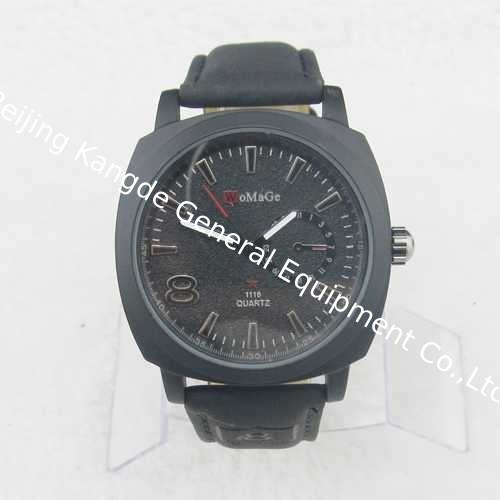 WJ-3397 Womage genuine leather attractive hot sale vogue popular men leather watch