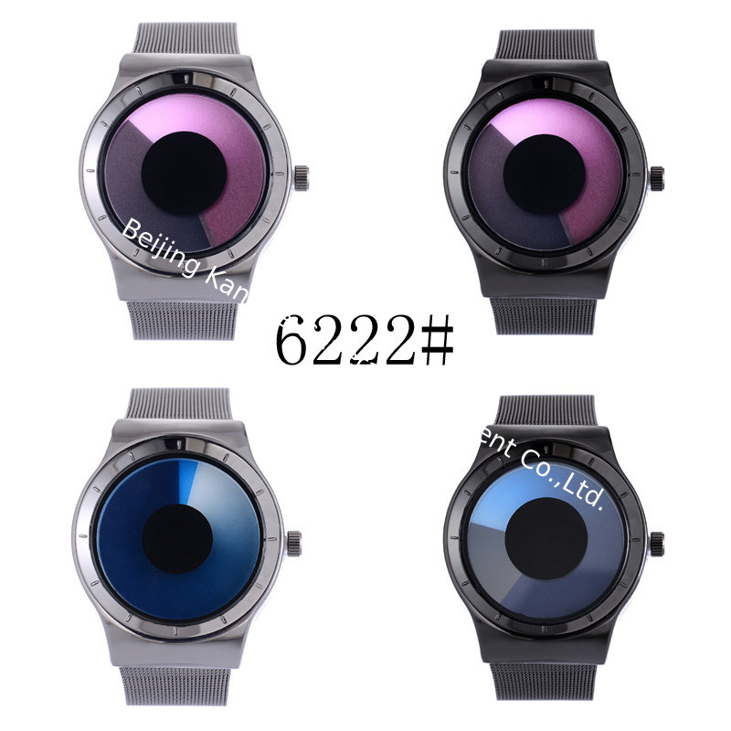 WJ-7126 Hot Selling Vogue Men Watch No Logo Small OEM Watches Leather Wristwatches Low Price
