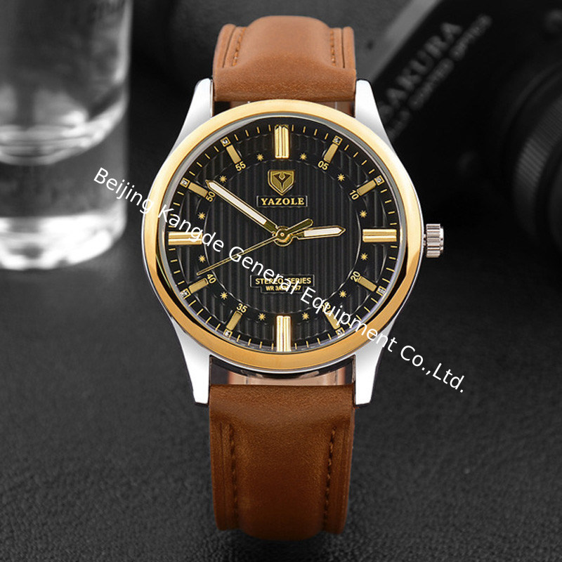 WJ-8107 Creative Personality Flower Face Quartz Leather Band Casual Men Watches Low Quantity Customized Watch