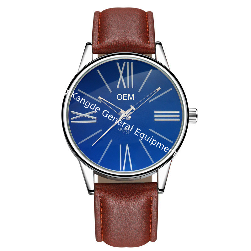 WJ-8111 High Quality Good Looking Hot Sale Quartz Watch Low MOQ OEM Wristwatch Leather Strap Waterproof Watch For Men