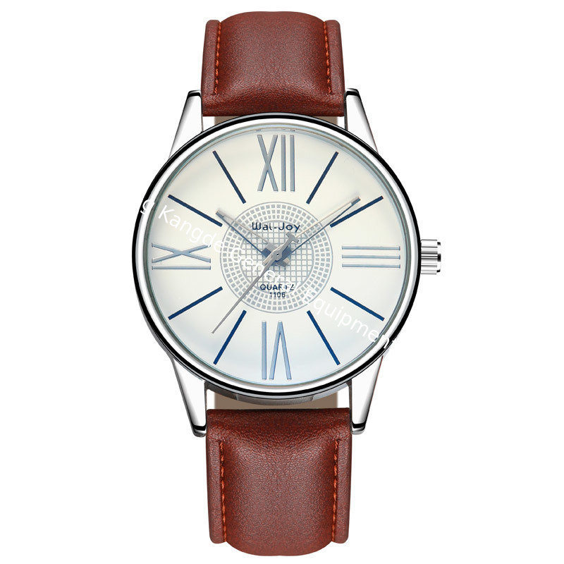 WJ-8111 High Quality Good Looking Hot Sale Quartz Watch Low MOQ OEM Wristwatch Leather Strap Waterproof Watch For Men