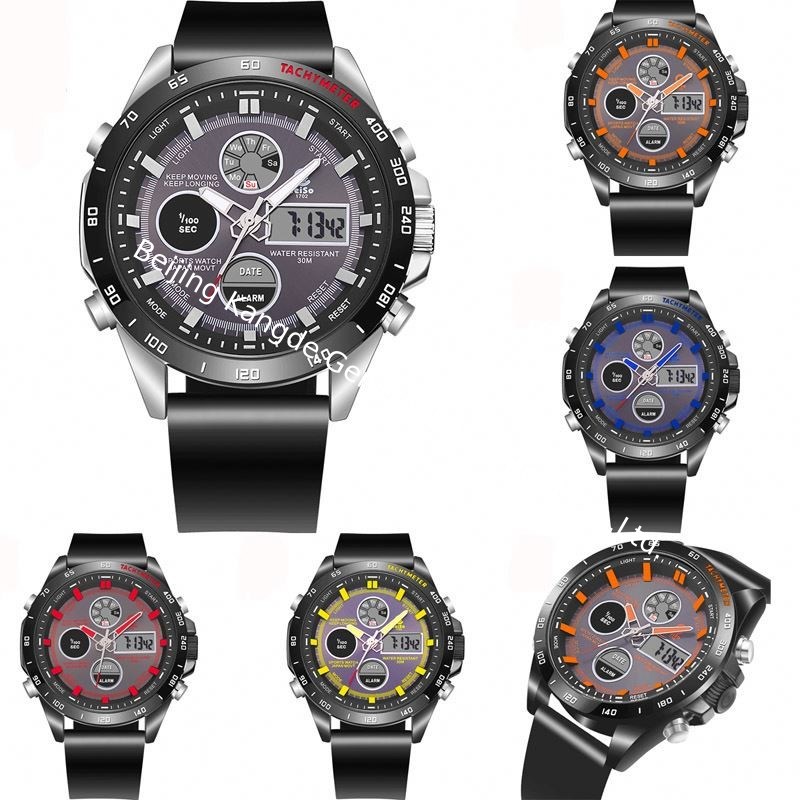 WJ-6912 Jeiso Brand Japanese Quartz And Digital Movement Man Watches