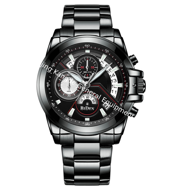 WJ-7390 Fashion Latest Design Cool Men Watches Waterproof Day Quartz Handwatches 3ATM Stainless Steel Wrist Watches
