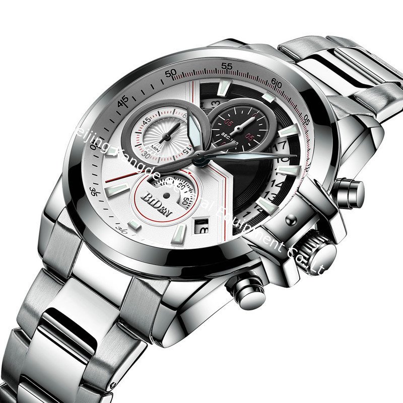 WJ-7390 Fashion Latest Design Cool Men Watches Waterproof Day Quartz Handwatches 3ATM Stainless Steel Wrist Watches