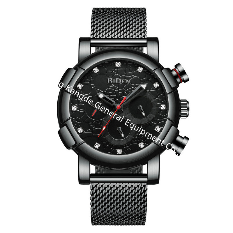 WJ-7392 Fashion Wholesales Men Watches 3ATM Waterproof Quartz Handwatches Aotu Date Day Stainless Steel Wrist Watches